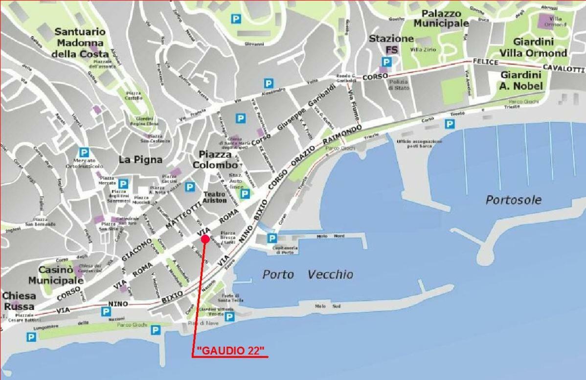 Gaudio 22 Apartment Санремо Экстерьер фото